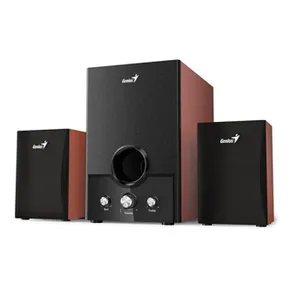 Genius reproduktory SW-HF 2.1 1700 v2, 2.1, 45W, hnědo-černé, regulace hlasitosti, 3,5 mm